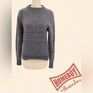 Jean Michaud Women's Gray Knit Sweater Size L